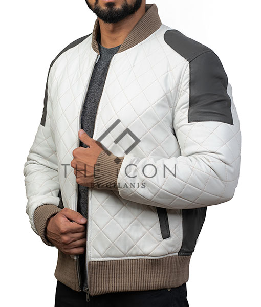 Benjamin Classic Quilted Bomber Jacket