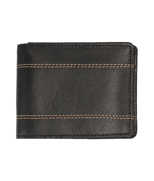 Men's Classic Black Leather Wallet