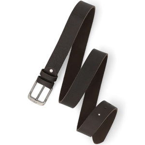 Men's Dark Brown Leather Belt