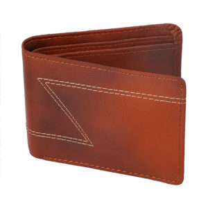 Men's Distressed Z Leather Wallet