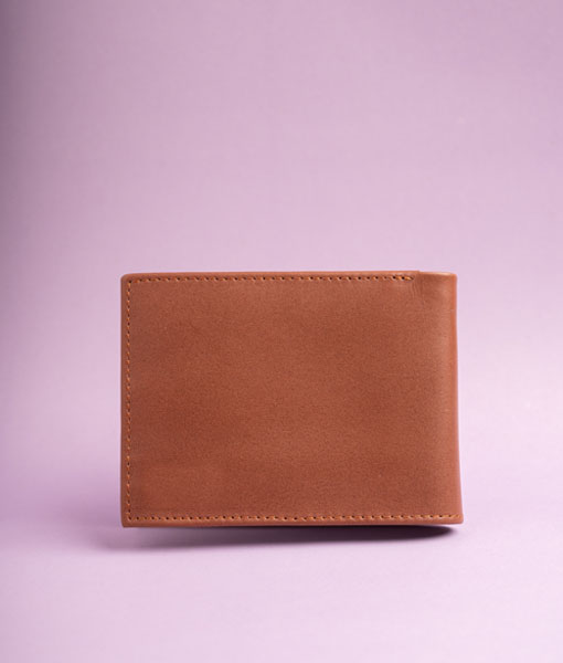Men's Light Brown Classic Leather Wallet