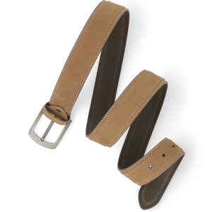 Men's Light Brown Leather Belt