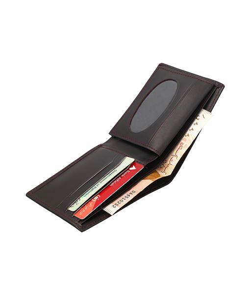 Men's Simple Dark Brown Wallet