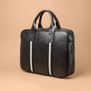 Men's Stylish Black Leather Bag