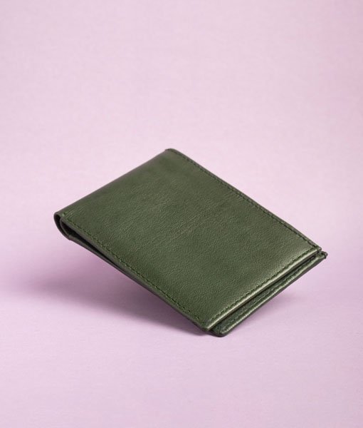 Men’s Green Classic Leather Wallet