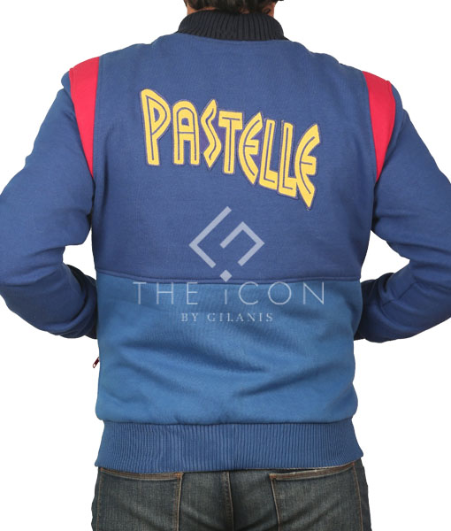 Men's Blue Pastelle Varsity Jacket