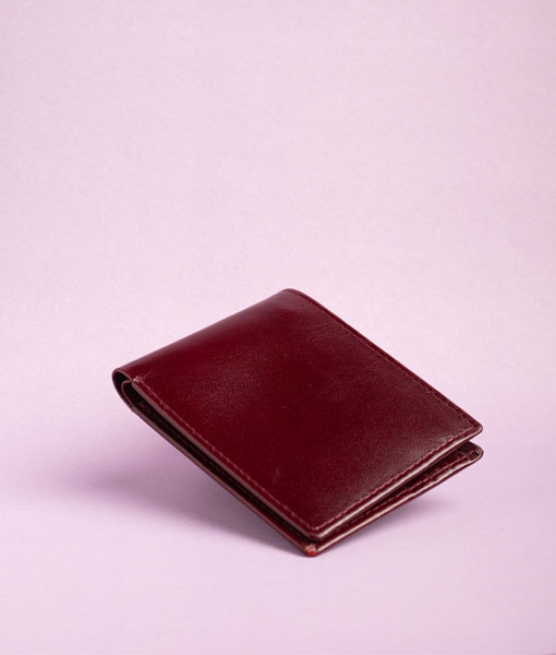 Men’s Dark Maroon Classic Leather Wallet