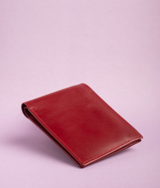 Men’s Maroon Classic Leather Wallet