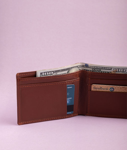 Men’s Royal Brown Classic Leather Wallet