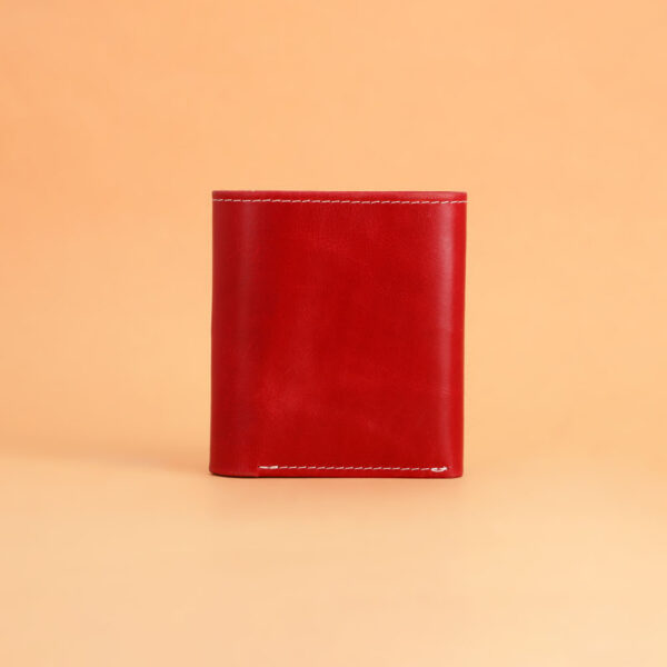 Red Crazy Horse Leather Wallet