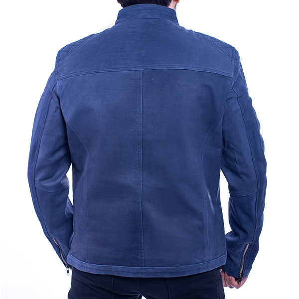 Andrew Classic Blue Suede Jacket
