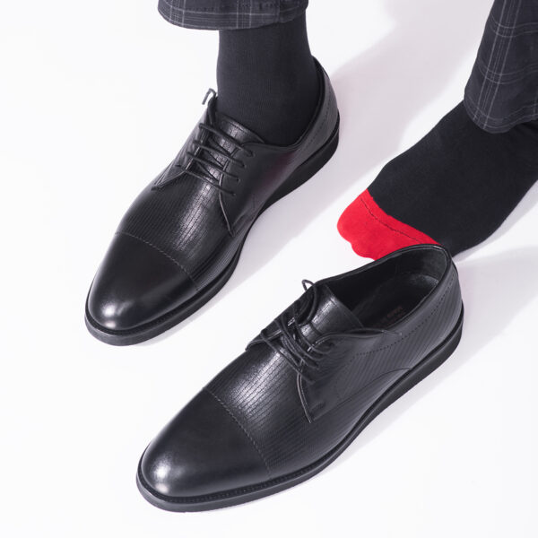Men’s Turkish-made Real Leather Shoes in Bold Black