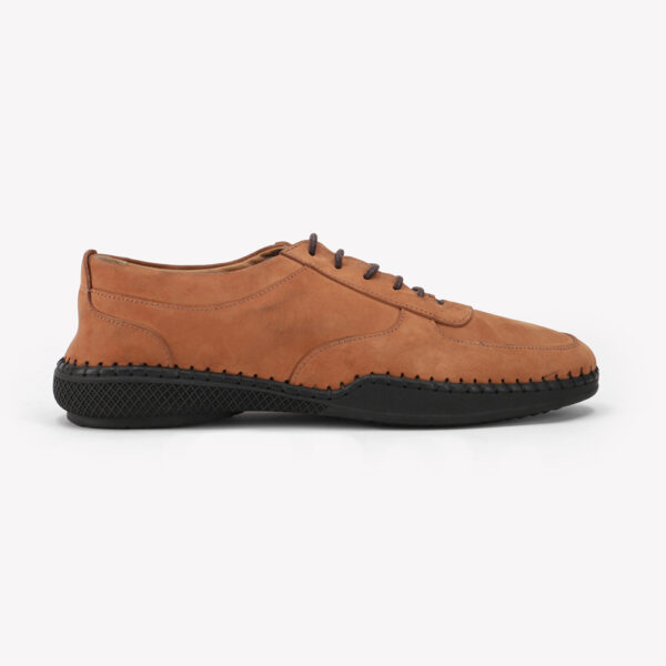 Men's Turkish Maze-styled Suede Leather Shoes in Tan