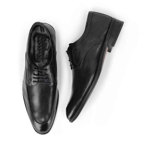 Men's Turkish-origin Formal Leather Shoes in Radiant Black