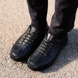 Men’s Handmade Turkish Classic Leather Shoes in Black Color