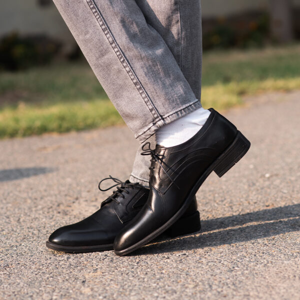 Men’s Turkish-Made Formal Leather Shoes in Classic Black